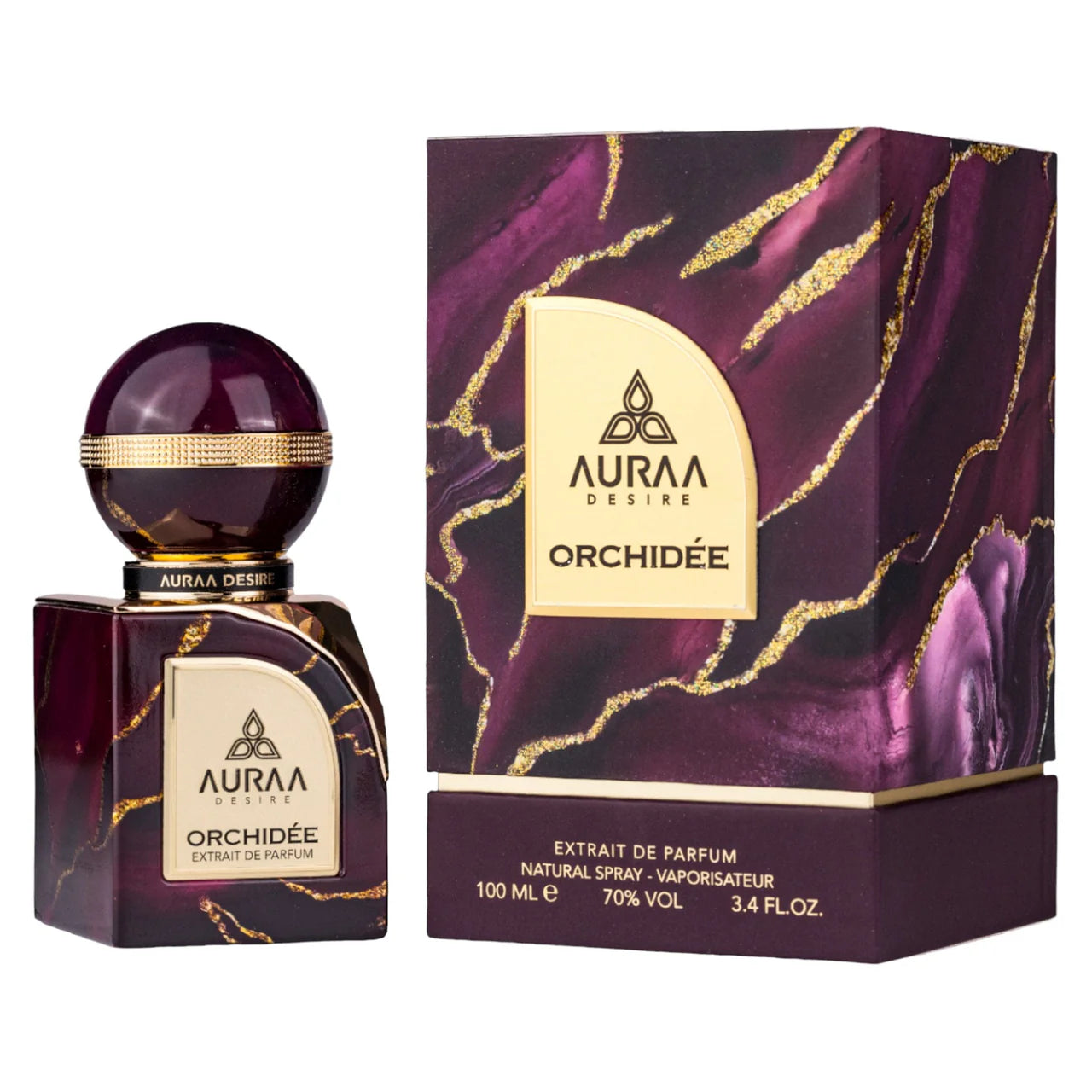 "Orchidee" by by Auraa Desire - Extrait de Parfum Unisex - 100 ml