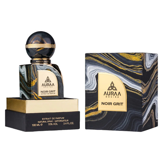 Noir Grit by Auraa Desire - Extrait de Parfum Unisex - 100 ml