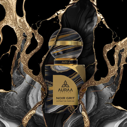 Noir Grit by Auraa Desire - Extrait de Parfum Unisex - 100 ml